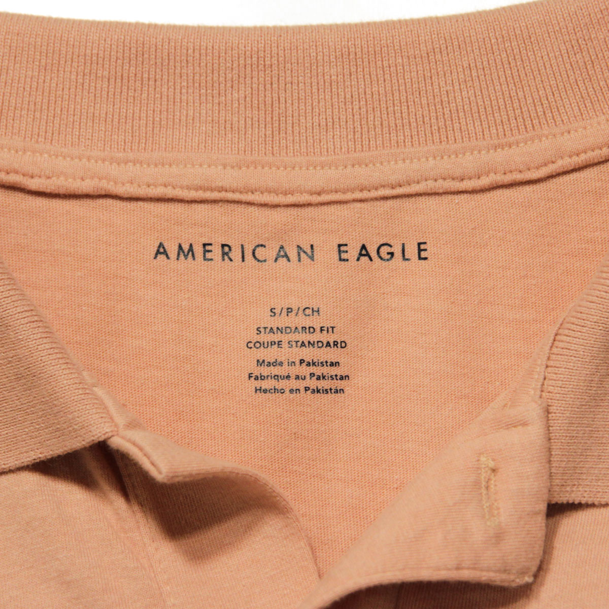 ꥫ󥤡 AMERICAN EAGLE   ݥȥ Ⱦµݥ AE Logo Jersey Polo Shirt 1165-8851-823 A04B B1C C1D D3E E11F