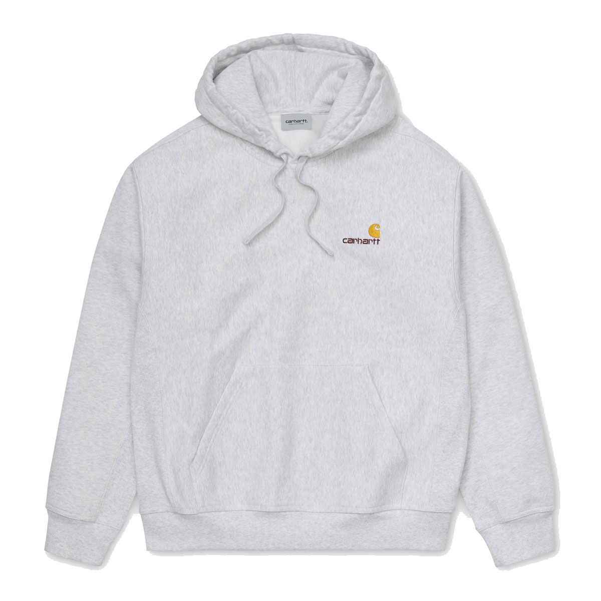 �����ϡ��� �ѡ����� ��� ������ CARHARTT WIP �������åȥץ륪���С��ѡ����� HOODED AMERICAN SCRIPT SWEATSHIRT ASH HEATHER I028279 482XX AB0B B1C C1D D5E E02F