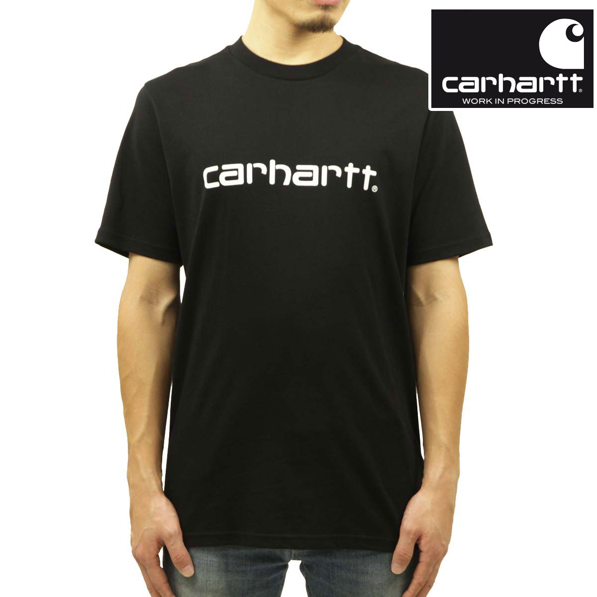 カーハート Tシャツ メンズ 正規品 CARHARTT WIP 半袖Tシャツ ロゴ 