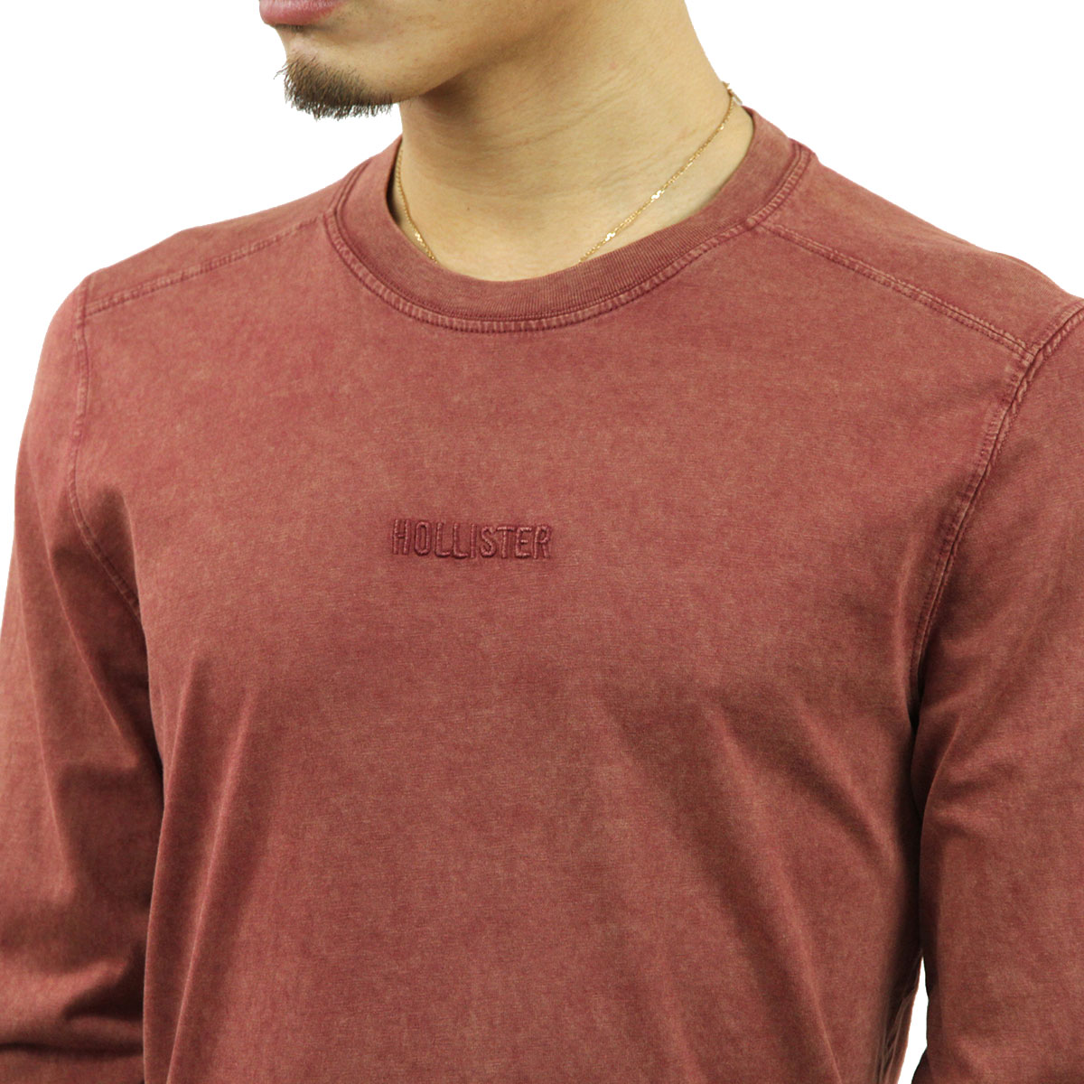 �ۥꥹ���� ����T ��� ������ HOLLISTER ĹµT����� ���롼�ͥå�T����� Garment-Dye Graphic Tee 323-243-2606-520