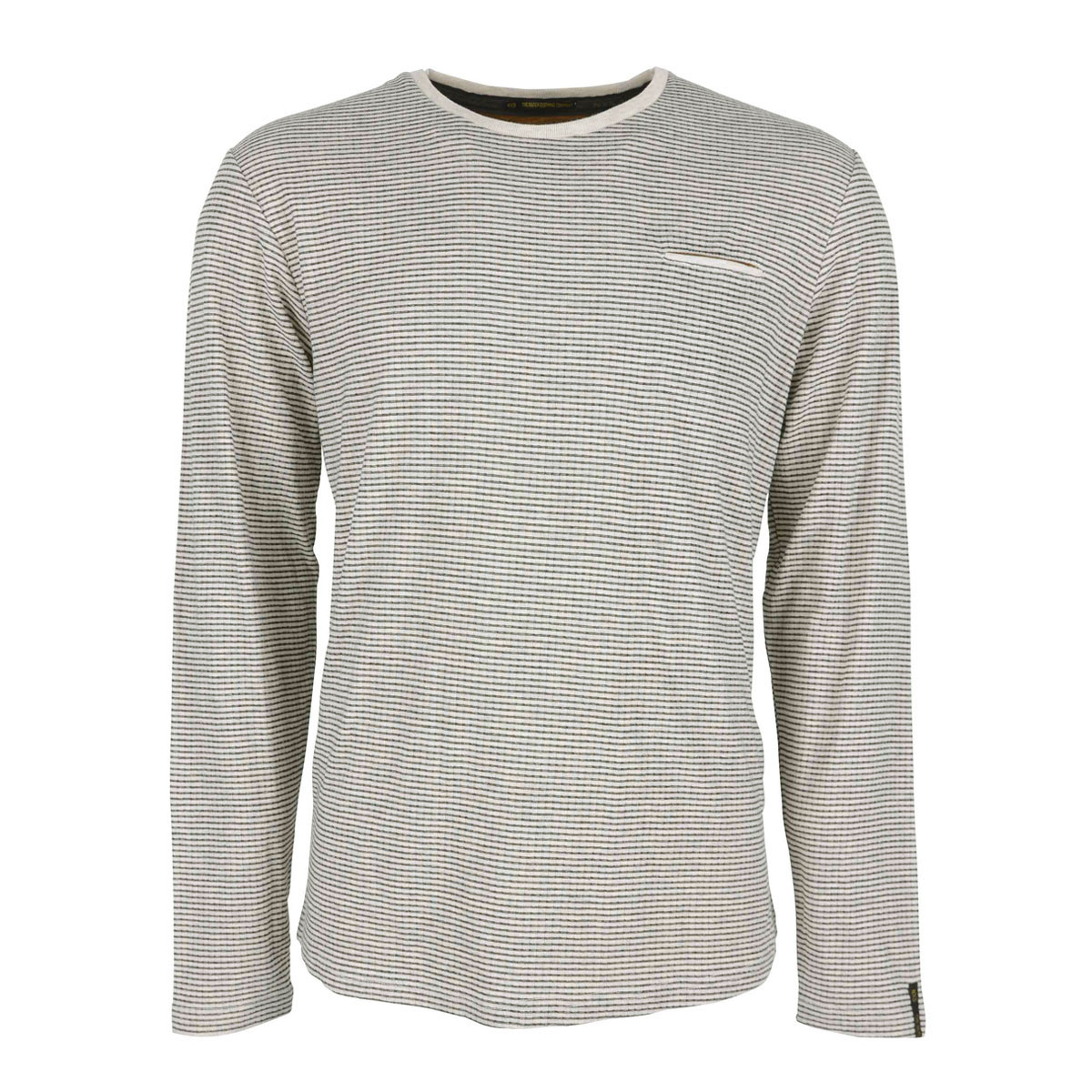 �Ρ��������� ����T ��� ��������Ź NO EXCESS ĹµT����� R-NECK MELANGE STRIPE LONG SLEEVE TEE 120702 168 MILK