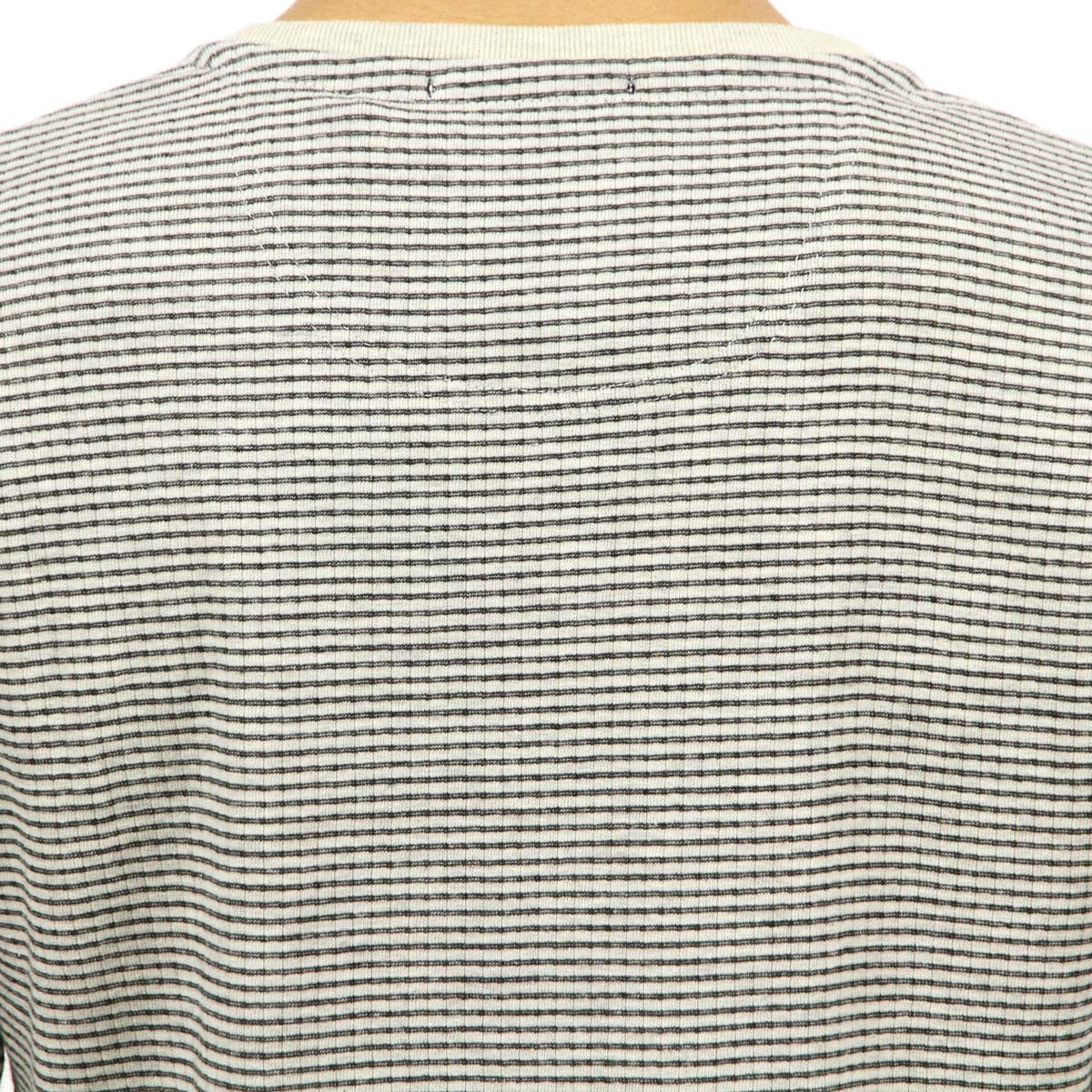 �Ρ��������� ����T ��� ��������Ź NO EXCESS ĹµT����� R-NECK MELANGE STRIPE LONG SLEEVE TEE 120702 168 MILK