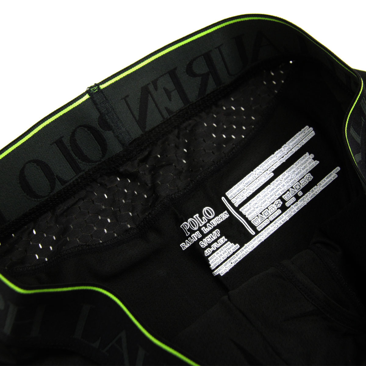 �ݥ� ���ե������ ��� �ܥ������ѥ�� ������ POLO RALPH LAUREN ���� ������������� 3���� 3 PACK 4D FLEX PERFORMANCE AIR BOXER BRIEF PANTS L5BBP3 RP01 3 POLO BLACK/WHITE PP