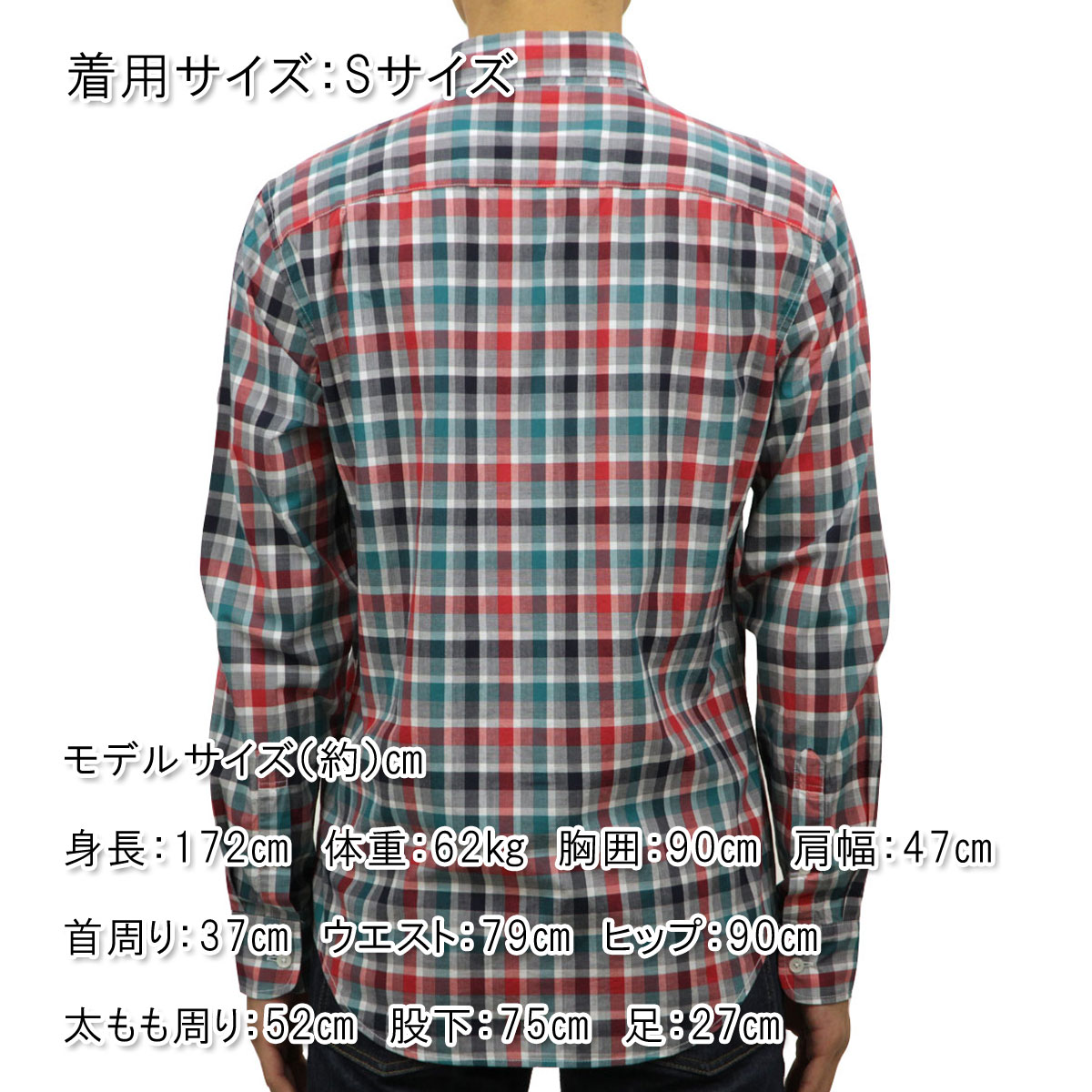 ����ꥫ�󥤡����� AMERICAN EAGLE ������ ��� Ĺµ �ܥ�������󥷥�� AE PLAID POPLIN BUTTON-DOWN SHIRT 0153-1272-900 A04B B1C C1D D6E E11F