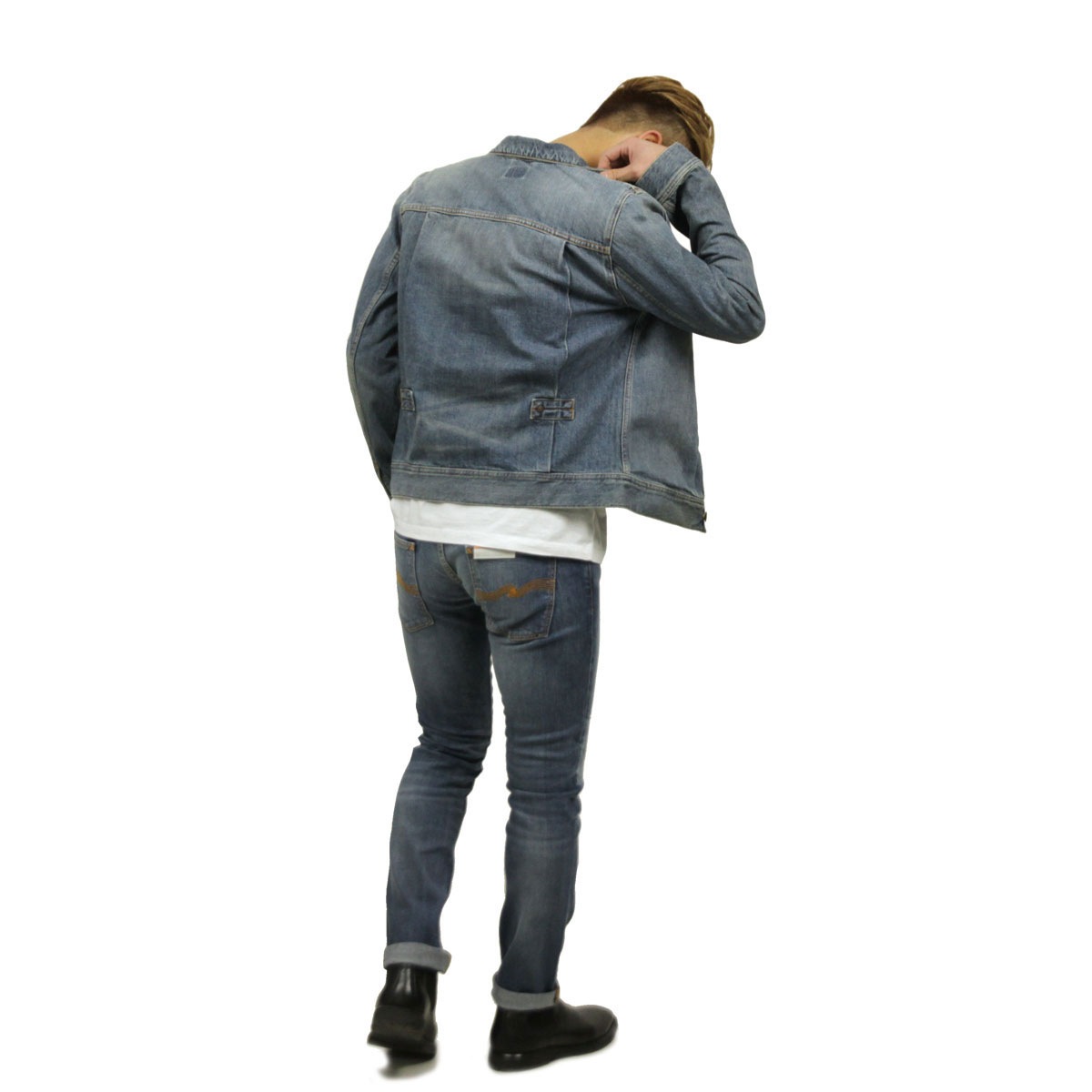 �̡��ǥ��������� �������� ��� ��������Ź Nudie Jeans ���㥱�å�  �ǥ˥ॸ�㥱�å� SONNY DENIM JACKET MID STONE 160594 A62B B1C C1D D4E E07F
