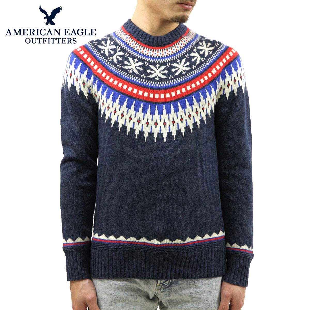 ����ꥫ�󥤡����� �������� ��� ������ AMERICAN EAGLE ���롼�ͥå��������� AE Knit Crew Neck Sweater 1142-1465-410 A04B B1C C1D D7E E06F