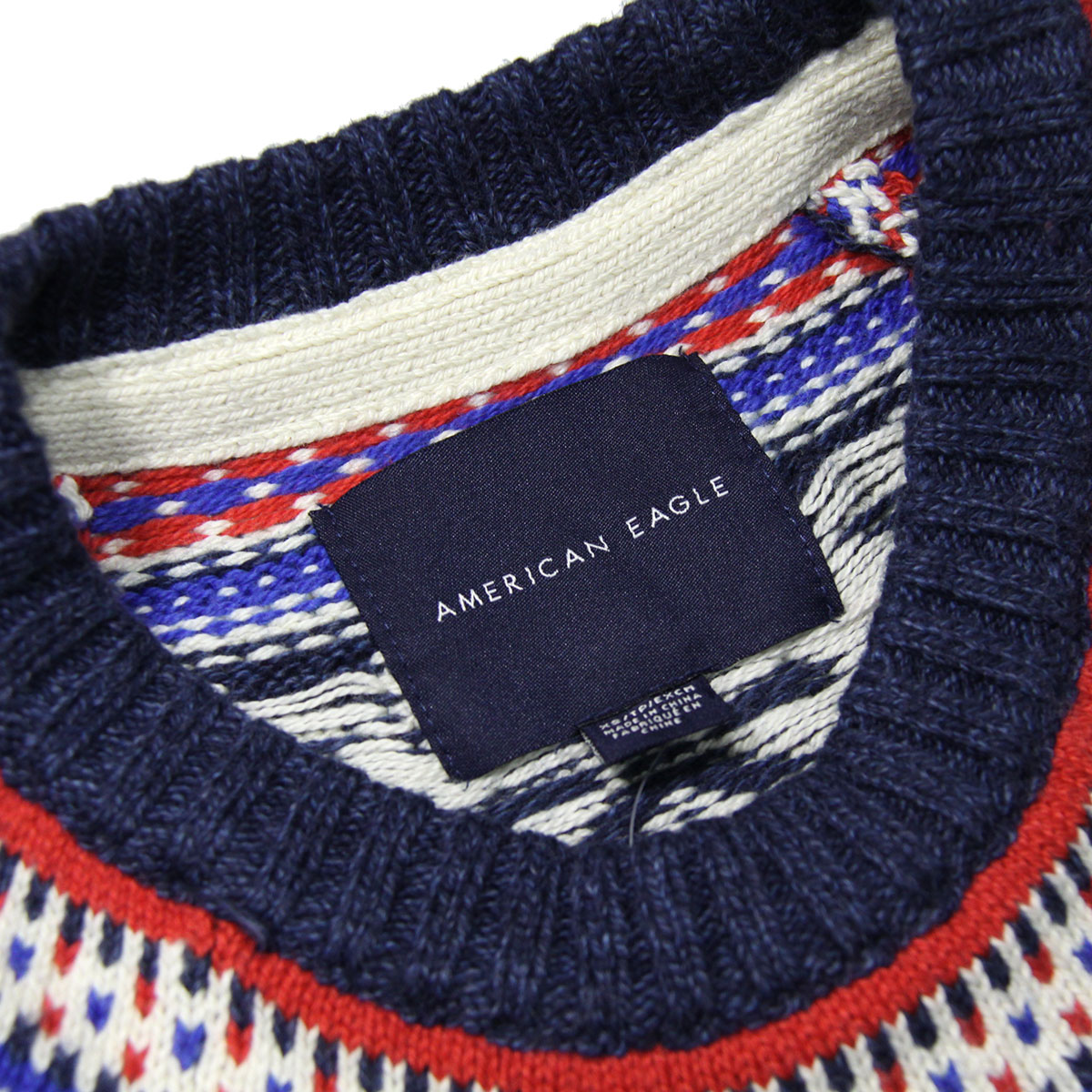 ����ꥫ�󥤡����� �������� ��� ������ AMERICAN EAGLE ���롼�ͥå��������� AE Knit Crew Neck Sweater 1142-1465-410 A04B B1C C1D D7E E06F