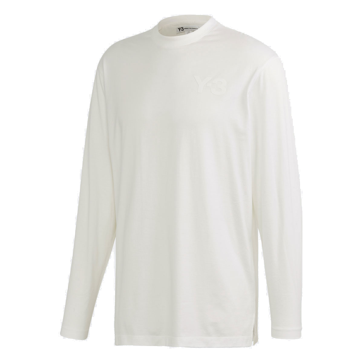 磻꡼ T  Ź Y-3 ȥåץ 롼ͥå Ĺµ T  M CLASSIC CHEST LOGO LONG SLEEVE TEE FN3362 WHITE A51B B1C C1D D2E E01F