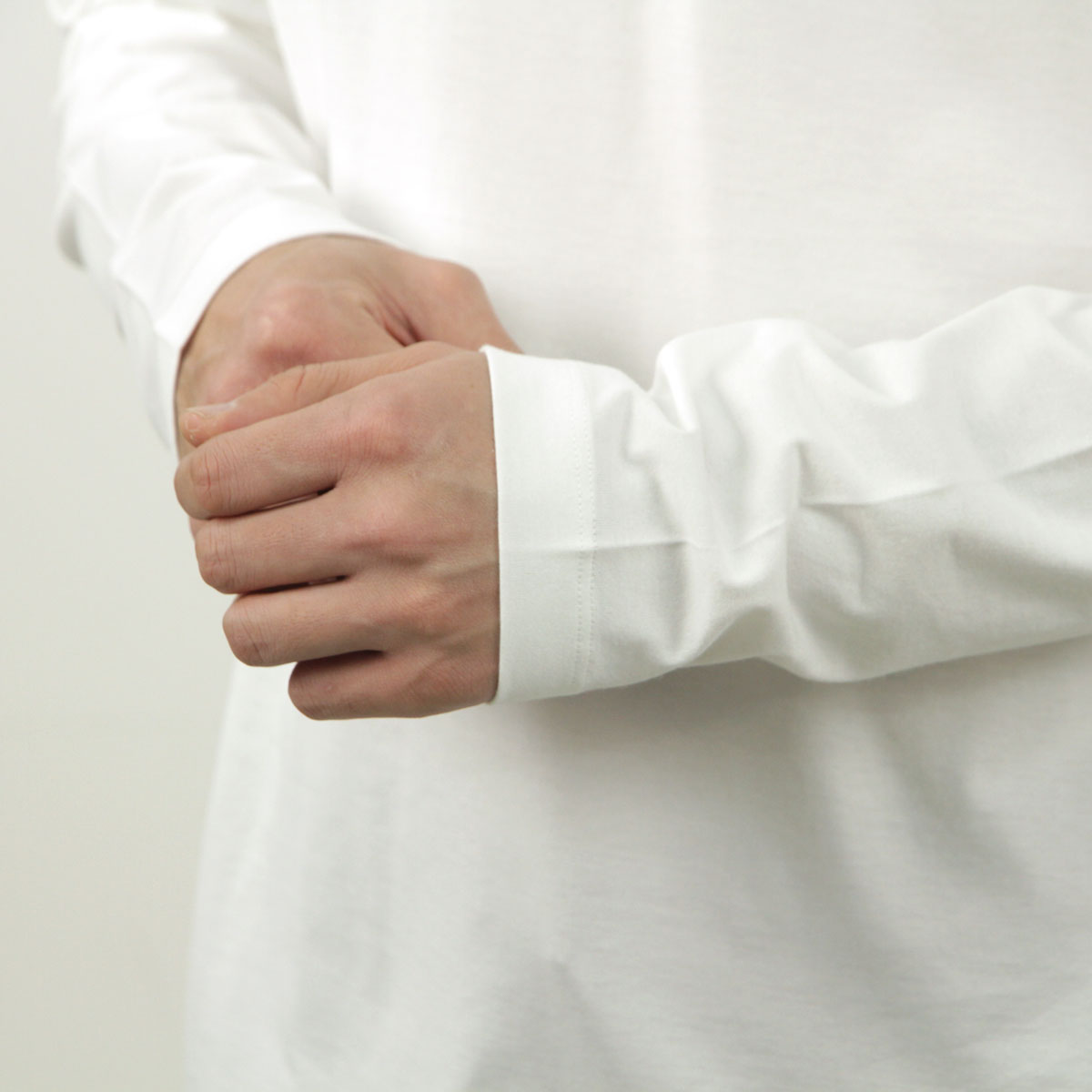 磻꡼ T  Ź Y-3 ȥåץ 롼ͥå Ĺµ T  M CLASSIC CHEST LOGO LONG SLEEVE TEE FN3362 WHITE A51B B1C C1D D2E E01F