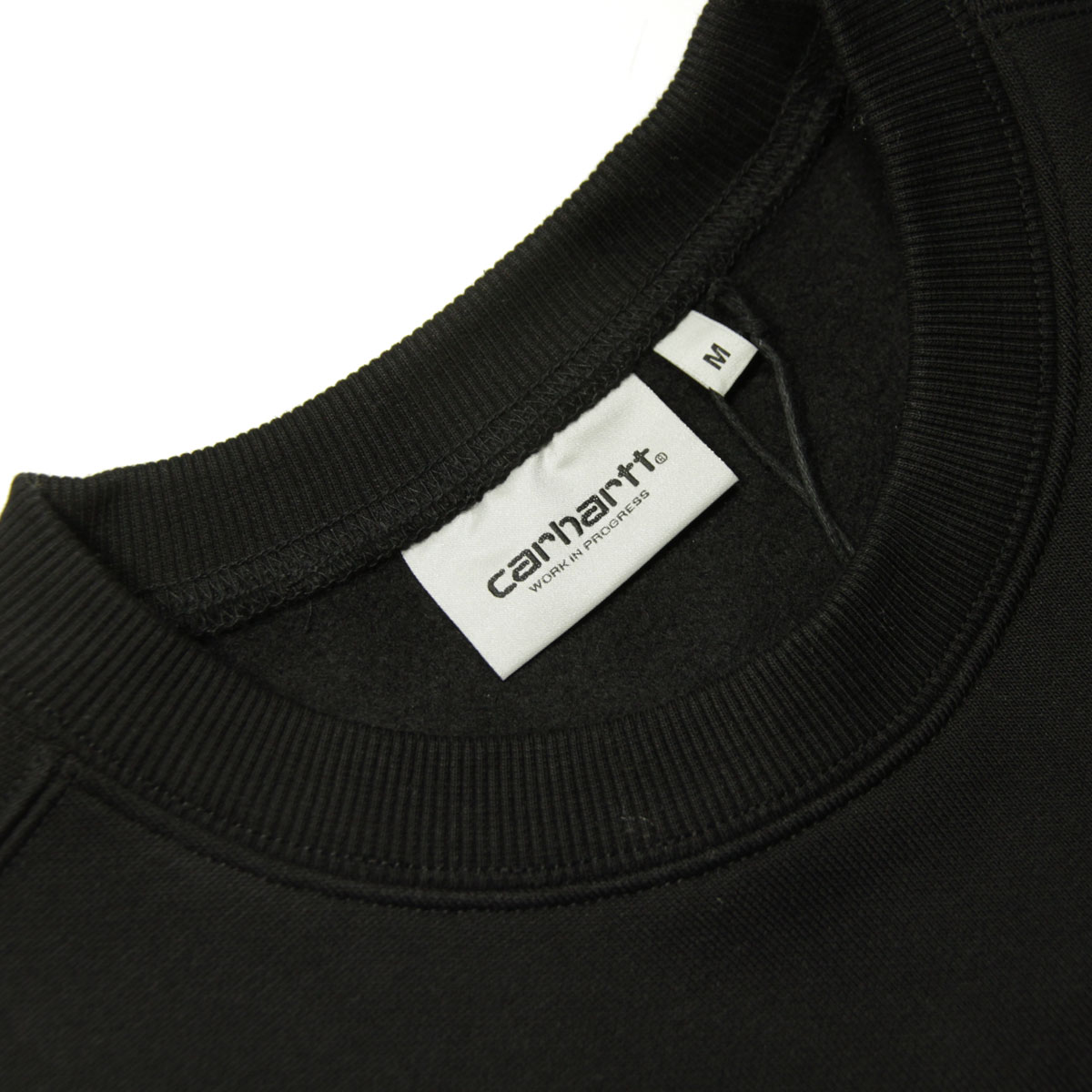 �����ϡ��� ��� �������å� ������ CARHARTT WIP �ȥ졼�ʡ� ���롼�ͥå� ���� CARHARTT SWEATSHIRT BLACK / WHITE I030546 0D2XX AB0B B1C C1D D5E E13F