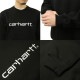 �����ϡ��� ��� �������å� ������ CARHARTT WIP �ȥ졼�ʡ� ���롼�ͥå� ���� CARHARTT SWEATSHIRT BLACK / WHITE I030546 0D2XX AB0B B1C C1D D5E E13F