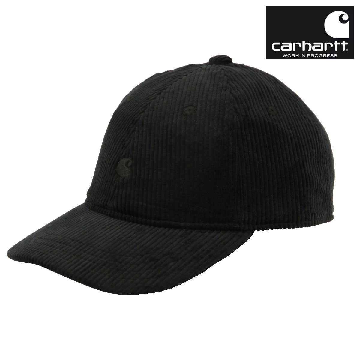 �����ϡ��� ��� ��ǥ����� ����å� ������ CARHARTT WIP �����ǥ���� ˹�� HARLEM CAP NERO/NERO��BLACK�� I026890 00EXX