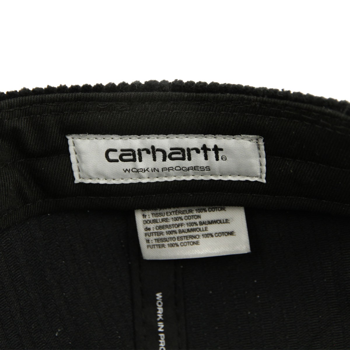 �����ϡ��� ��� ��ǥ����� ����å� ������ CARHARTT WIP �����ǥ���� ˹�� HARLEM CAP NERO/NERO��BLACK�� I026890 00EXX