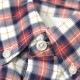 ����ꥫ�󥤡����� AMERICAN EAGLE ������ ��� Ĺµ �ܥ�������󥷥�� AE PLAID POPLIN BUTTON-DOWN SHIRT 0153-1272-106 A04B B1C C1D D6E E11F