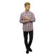 ����ꥫ�󥤡����� AMERICAN EAGLE ������ ��� Ĺµ �ܥ�������󥷥�� AE PLAID POPLIN BUTTON-DOWN SHIRT 0153-1272-106 A04B B1C C1D D6E E11F