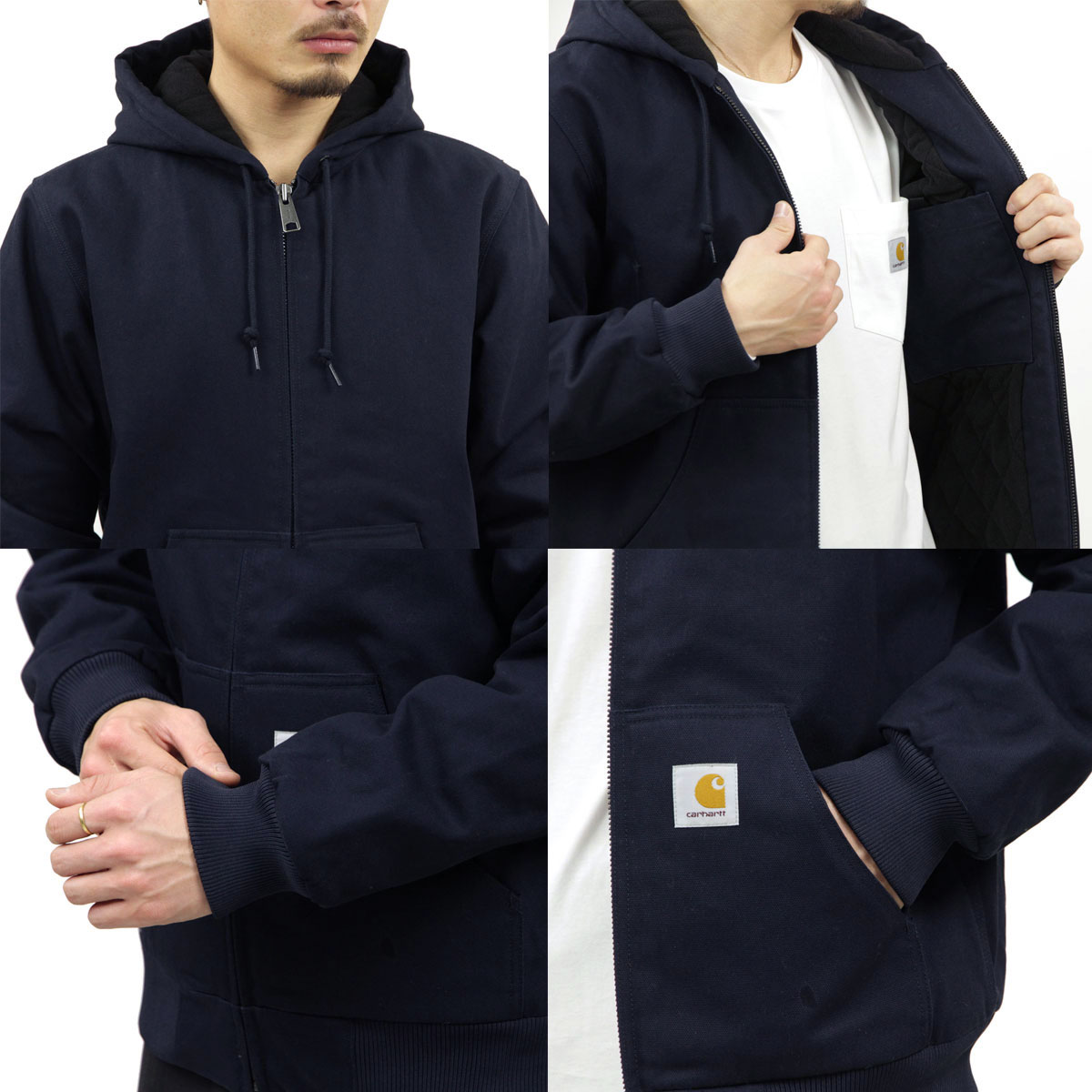 ϡ    CARHARTT WIP ƥ֥㥱å ACTIVE JACKET RIGID DARK NAVY I028426 1C AB0B B1C C1D D4E E06F