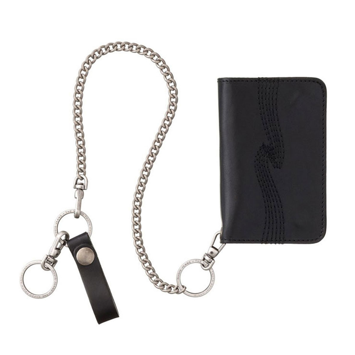 �̡��ǥ��������� Nudie Jeans ��������Ź ��� ���� ALFREDSSON CHAIN WALLET BLACK B01 180647 A62B B1C C3D D3E E13F 