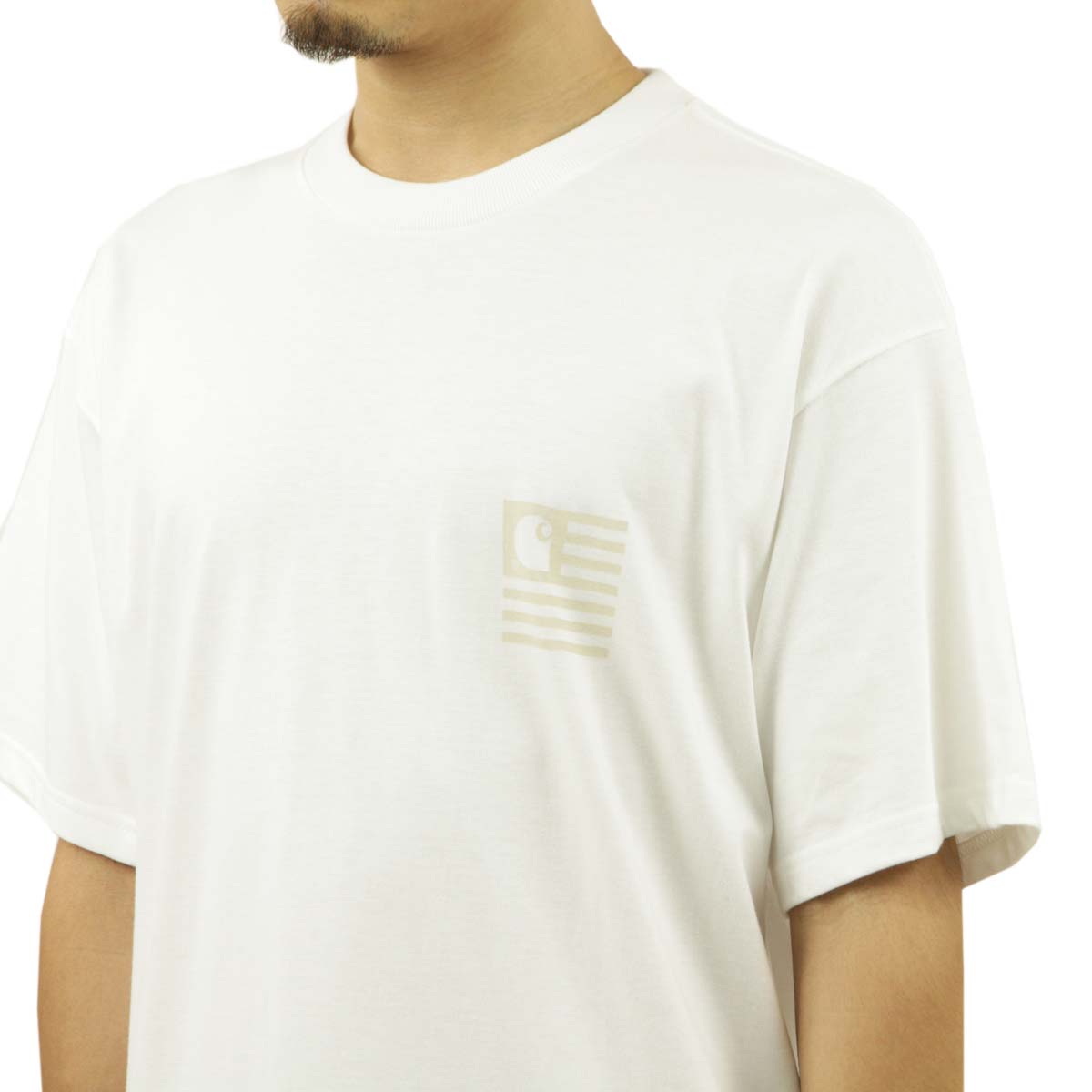 �����ϡ��� T����� ��� ������ CARHARTT WIP ȾµT����� �Хå��ץ��� ���롼�ͥå� S/S MEDLEY STATE T-SHIRT WHITE I030169 02XX AB0B B1C C1D D1E E01F