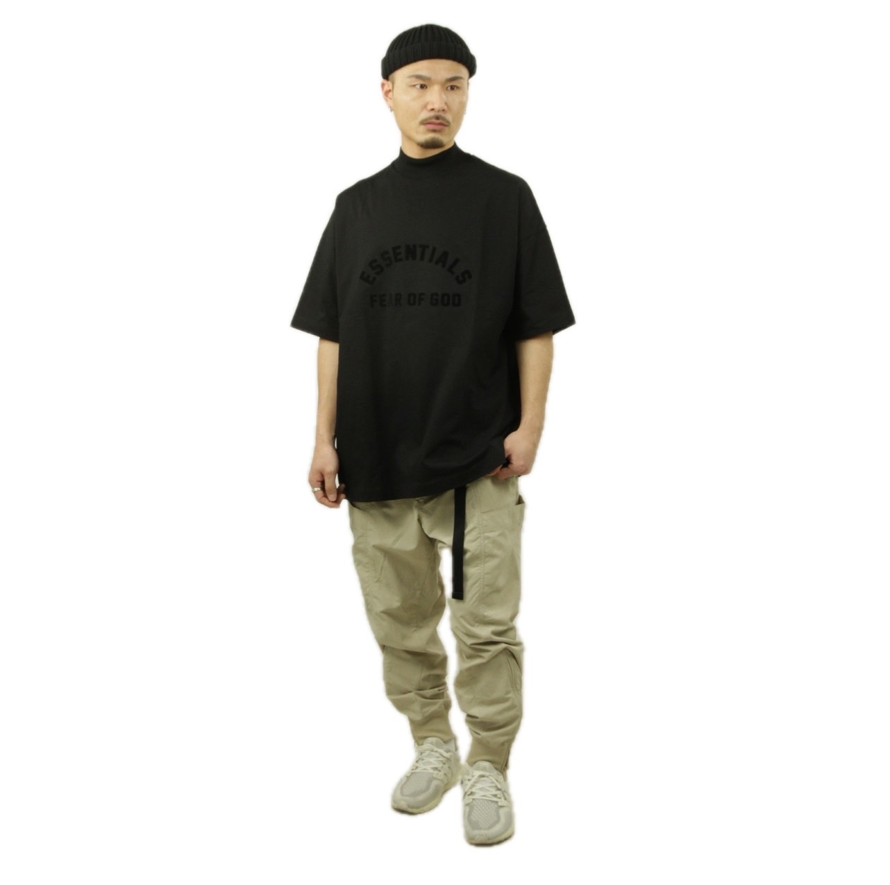 �ե������֥��å� fog essentials ��� ȾµT����� ������ FEAR OF GOD ���� ESSENTIALS FEAR OF GOD SHORT SLEEVE BONDING T-SHIRT JET BLACK