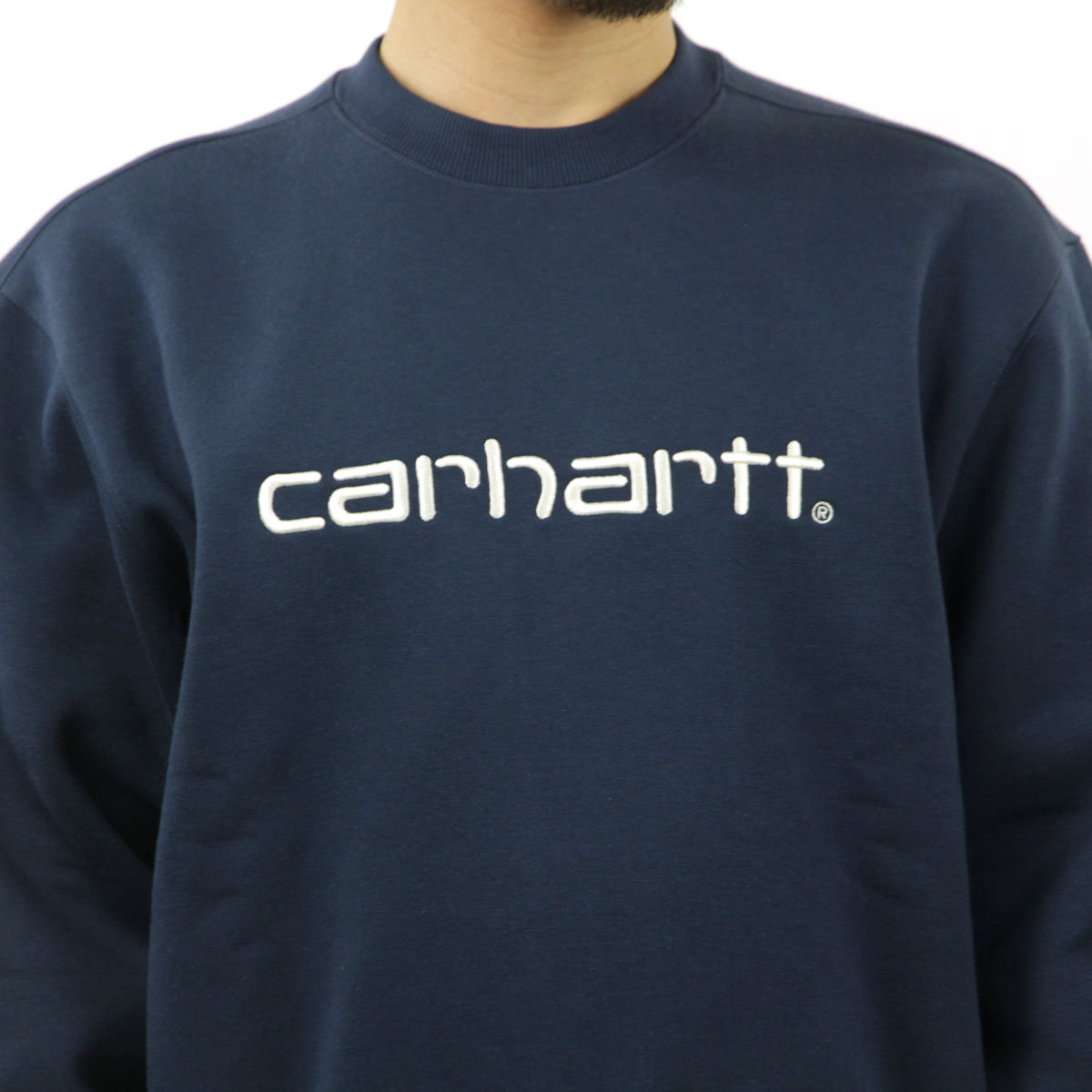 �����ϡ��� ��� �������å� ������ CARHARTT WIP �ȥ졼�ʡ� ���롼�ͥå� ���� CARHARTT SWEATSHIRT I030546 SQUID / SALT
