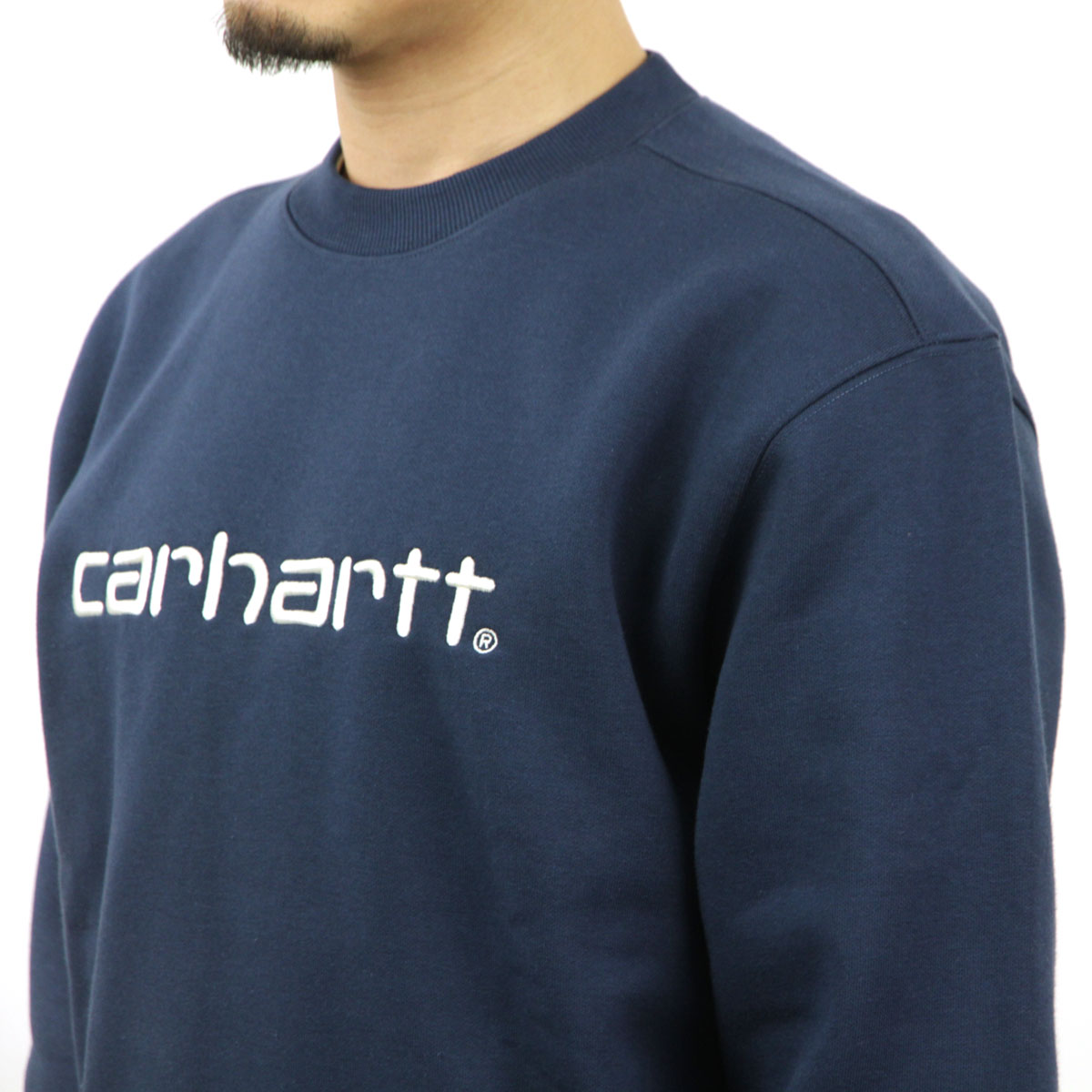 �����ϡ��� ��� �������å� ������ CARHARTT WIP �ȥ졼�ʡ� ���롼�ͥå� ���� CARHARTT SWEATSHIRT I030546 SQUID / SALT