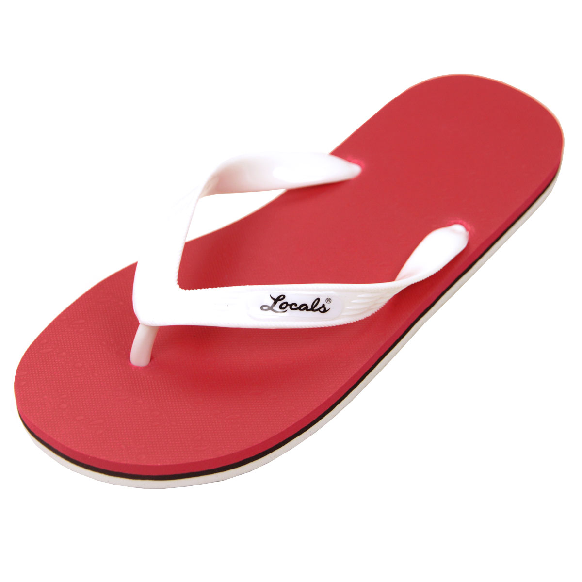�������륺 ��� ��ǥ����� ������� ��������Ź LOCALS �ӡ���������� �ȥ󥰥������ LOCALS STRIPE SLIPPA SANDAL 1395 RED
