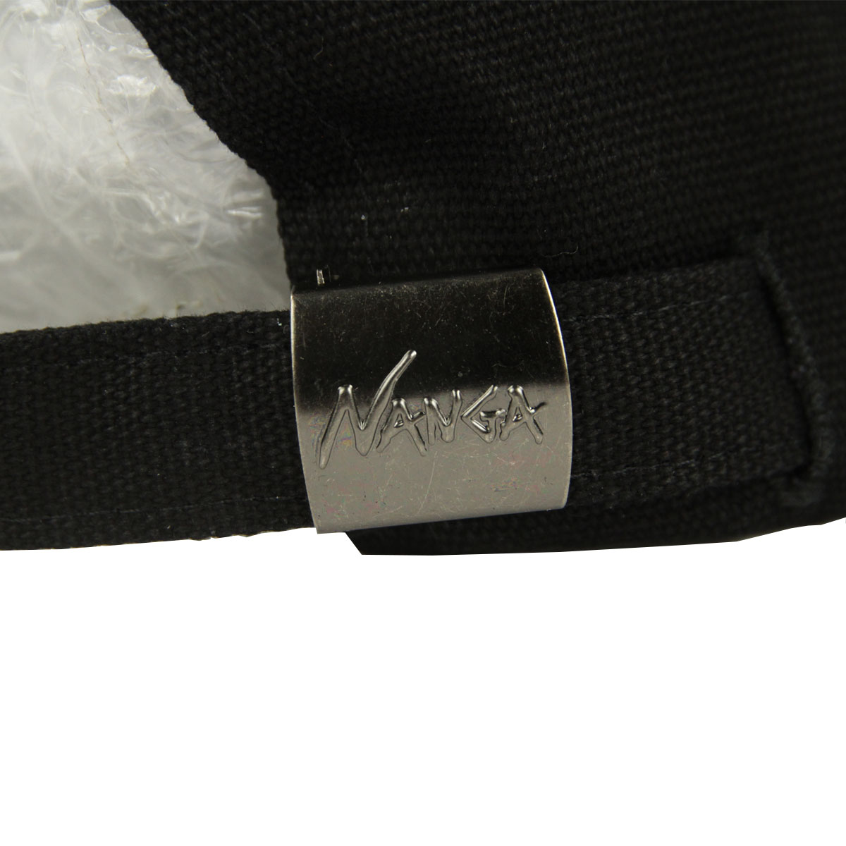 �ʥ� ��� ��ǥ����� ����å� ��������Ź NANGA �����Х� ��������å� CANVAS NNG LOGO CAP N2502-3A204A BLK BLACK