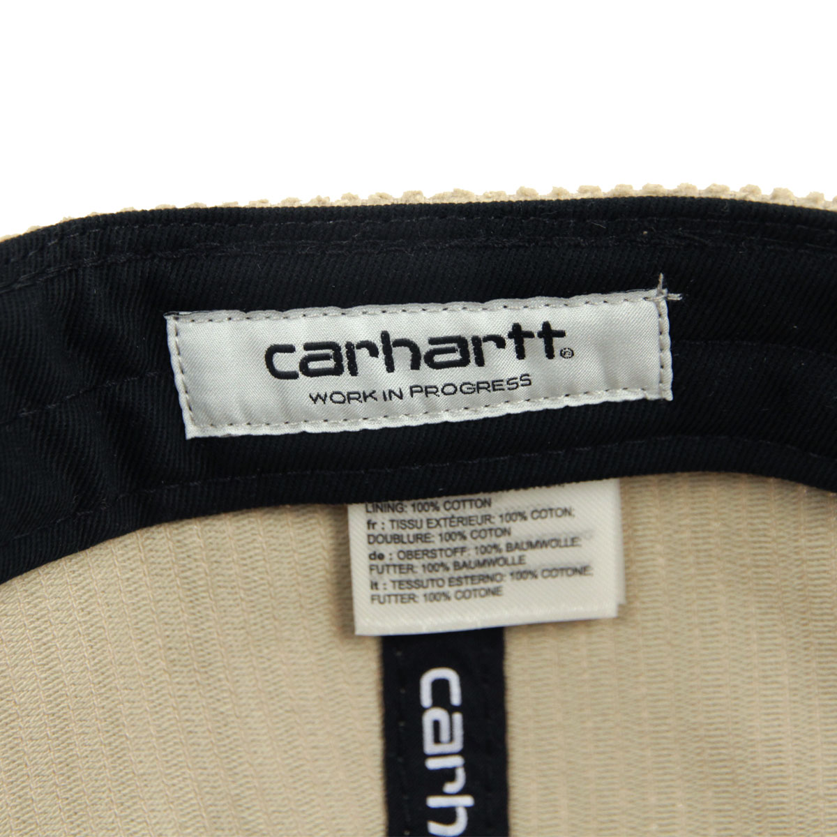 �����ϡ��� ��� ��ǥ����� ����å� ������ CARHARTT WIP �����ǥ���� ˹�� HARLEM CAP MURO/MURO��BEIGE�� I026890 0FGXX