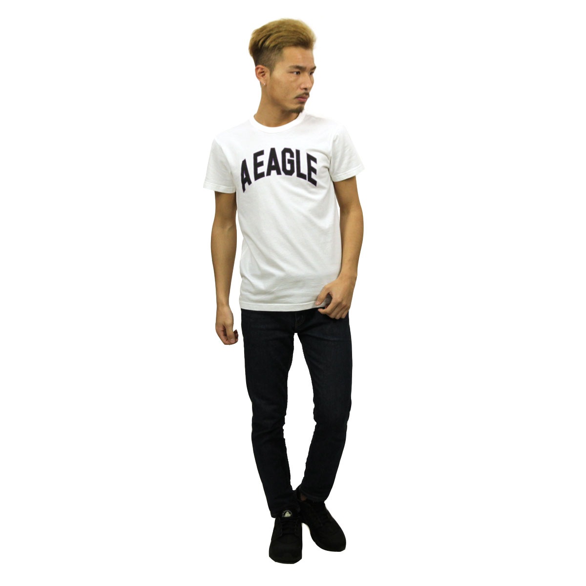 ����ꥫ�󥤡����� AMERICAN EAGLE ������ ��� ���롼�ͥå� Ⱦµ����T����� AE Graphic Tee 0181-3806-100 A04B B1C C1D D1E E01F