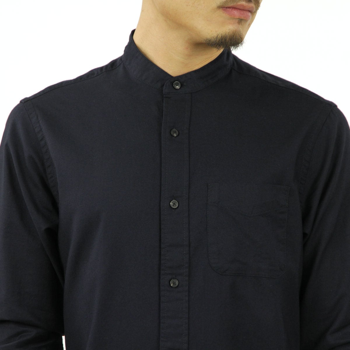 �����å�����ɥ����� ����� ��� ��������Ź SCOTCH��SODA Ĺµ����� �Х�ɥ��顼����� REGULAR FIT- COLLARLESS OXFORD SHIRT M 158445 0002 21435 78 NIGHT A39B B1C C1D D6E E06F