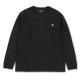 �����ϡ��� ����T ��� ������ CARHARTT WIP ĹµT����� LONG SLEEVE AMERICAN SCRIPT T-SHIRT BLACK I025712 AB0B B1C C1D D2E E13F
