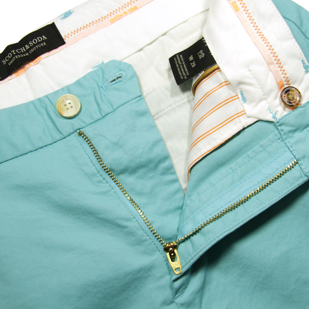 �����å�����ɥ����� �ܥȥॹ ��� ��������Ź SCOTCH��SODA �ϡ��եѥ�� STUART - CLASSIC PIMA COTTON SHORT 160726 1650 32506 63 AZURE A39B B1C C2D D4E E08F