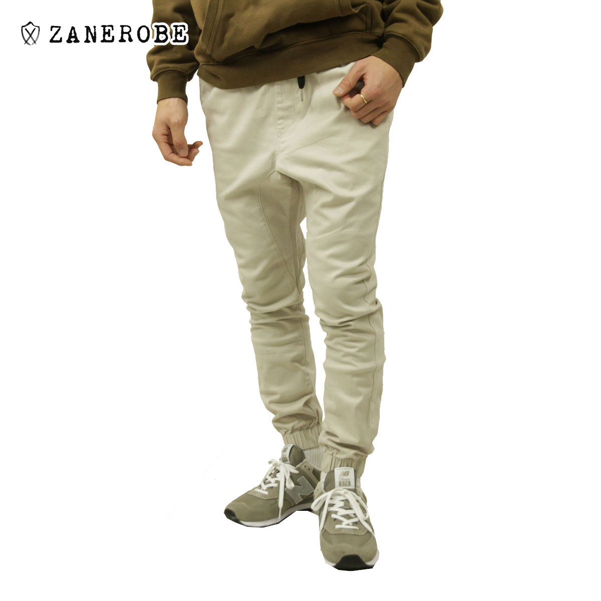 ��������� ���祬���ѥ�� ��� ��������Ź ZANEROBE ���奢����å� ���Υѥ� �ܥȥॹ SURESHOT CHINO JOGGER PANTS 732JP-NON TAUPE A13B B1C C2D D2E E18F
