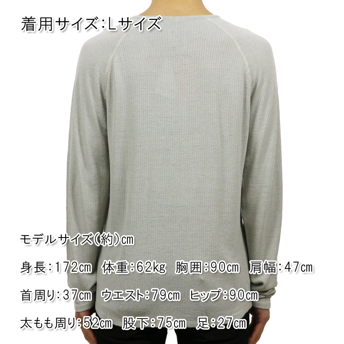 ̡ǥ T  Ź Nudie Jeans ĹµT إ꡼ͥåT LONG SLEEVE HENRY TEE GREY GREY D15S25