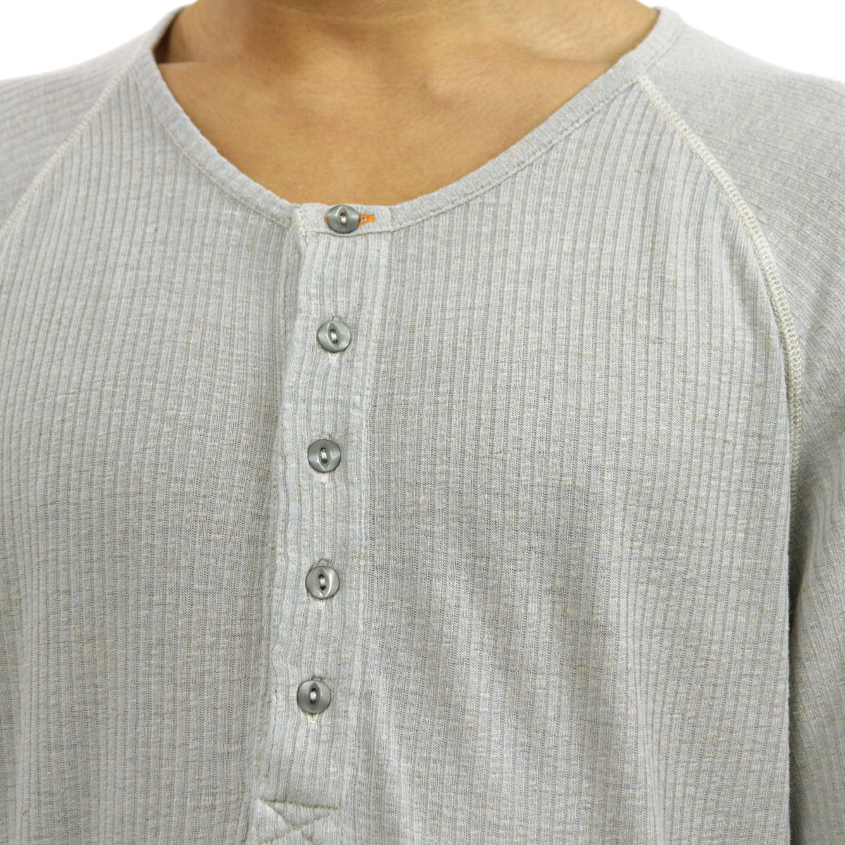 ̡ǥ T  Ź Nudie Jeans ĹµT إ꡼ͥåT LONG SLEEVE HENRY TEE GREY GREY D15S25