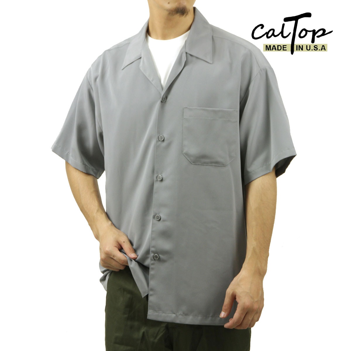 ȥå  ߥ  CALTOP 奢륷 CALTOP OPEN COLLAR SHORT SLEEVE SHIRTS 3003 Ⱦµ ȥå ȥå 硼ȥ꡼