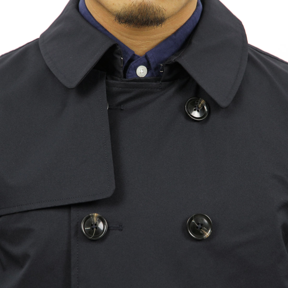 åɥ SCOTCHSODA Ź   CLASSIC DOUBLE BREASTED TRENCH COAT 139242 0002 41121 NIGHT A39B B1C C1D D4E E06F