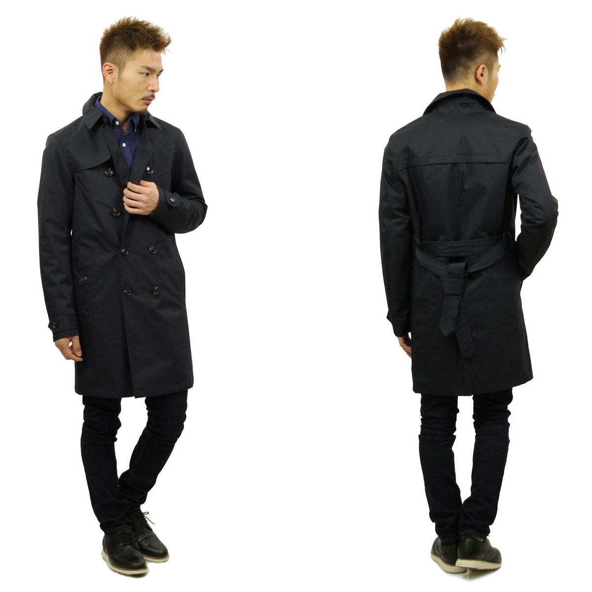 �����å�����ɥ����� SCOTCH��SODA ��������Ź ��� ������ CLASSIC DOUBLE BREASTED TRENCH COAT 139242 0002 41121 NIGHT A39B B1C C1D D4E E06F