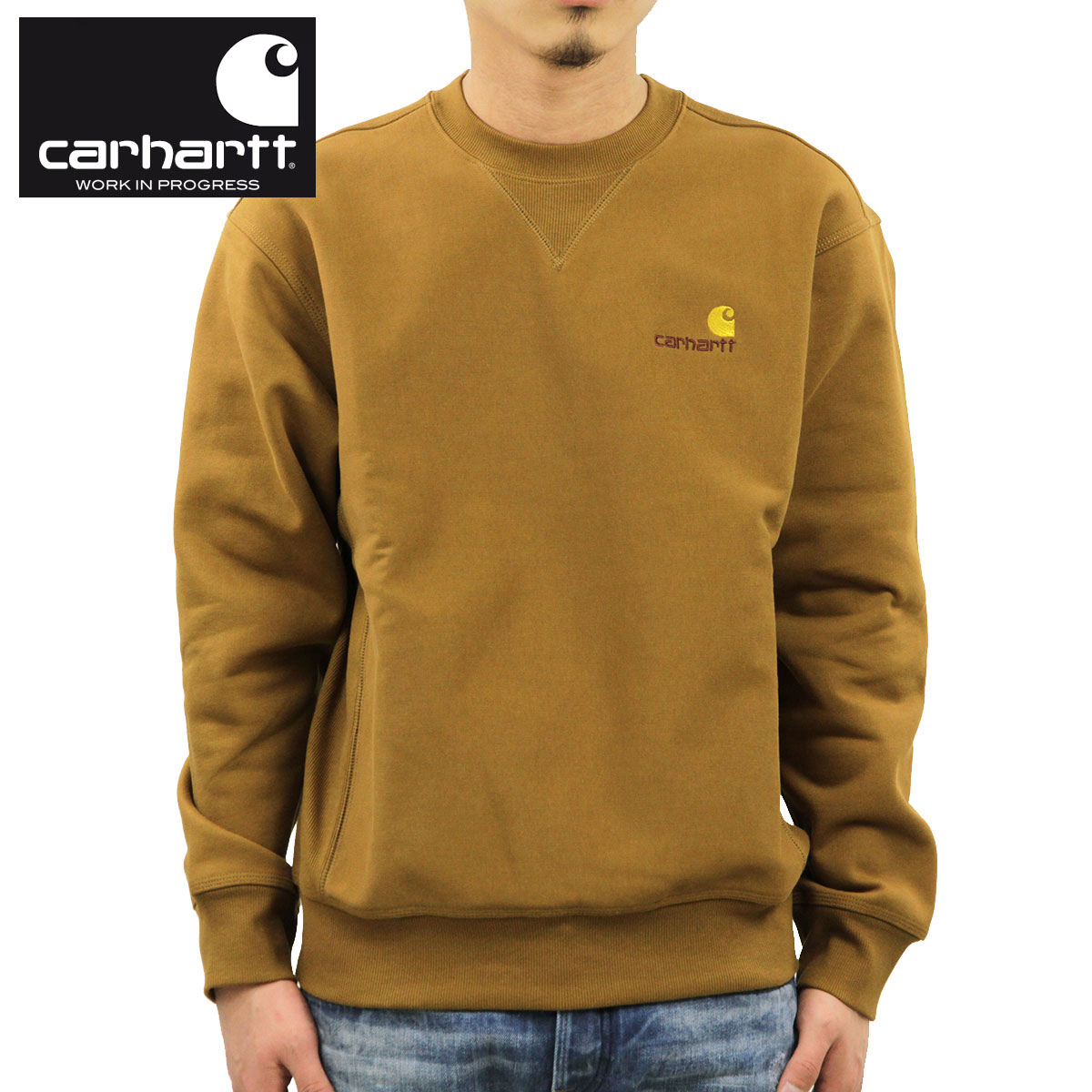 �����ϡ��� �ȥ졼�ʡ� ��� ��������Ź CARHARTT WIP ̵�� �������å� ���ݥ���ȥ��� AMERICAN SCRIPT SWEATSHIRT PEANUT I025475 2FSXX AB0B B1C C1D D5E E04F