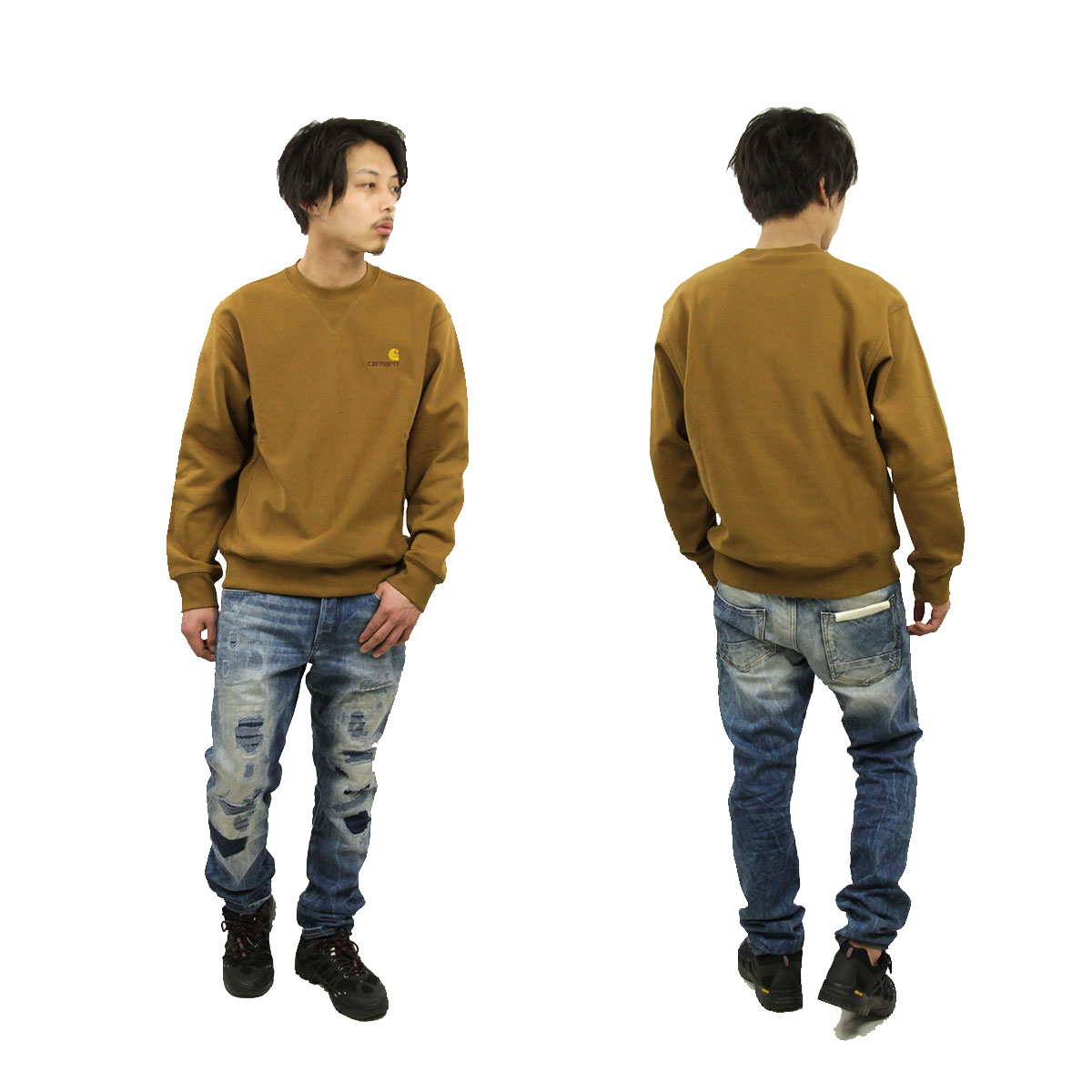 �����ϡ��� �ȥ졼�ʡ� ��� ��������Ź CARHARTT WIP ̵�� �������å� ���ݥ���ȥ��� AMERICAN SCRIPT SWEATSHIRT PEANUT I025475 2FSXX AB0B B1C C1D D5E E04F