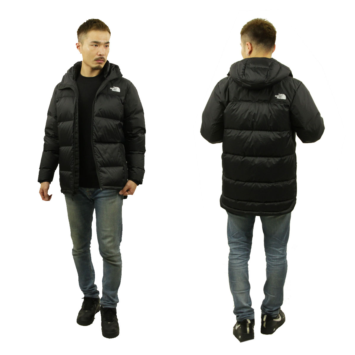 Ρե 󥸥㥱å   THE NORTH FACE  DIABLO DOWN HOODIE JACKET NF0A4M9L KX7 BLACK/TNF BLACK A14B B1C C1D D4E E13F