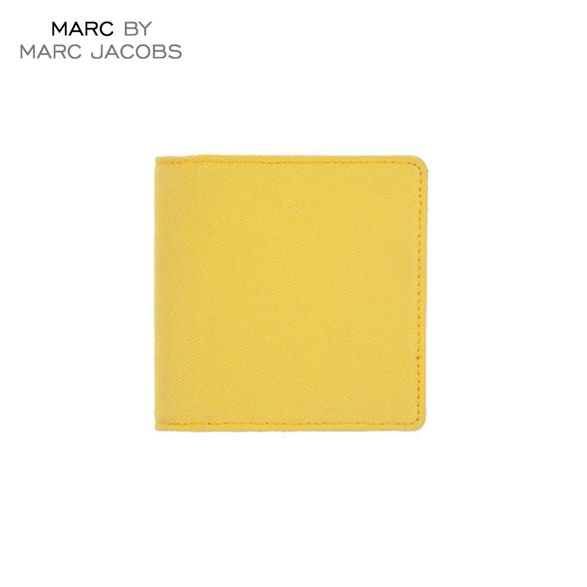 ޡ֥ MARCJACOBS   Laminated Twill Jacobs Square Billfold YELLOW A08B B3C C3D D3E E12F