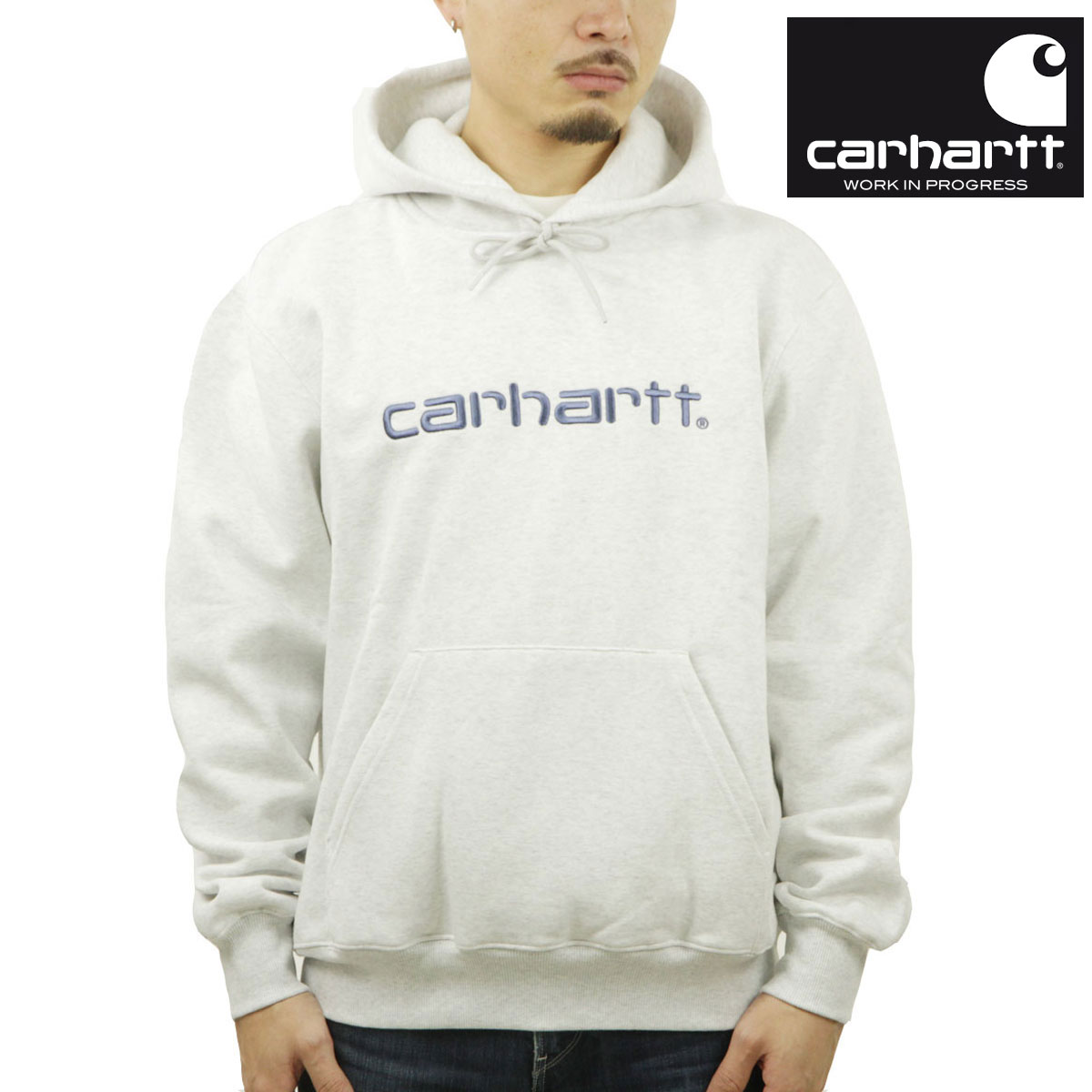 �����ϡ��� ��� �ѡ����� ������ CARHARTT WIP �ա��ǥ��� �ץ륪���С� ���� HOODED CARHARTT SWEATSHIRT I030547 ASH HEATHER / LIBERTY AB0B B1C C1D D5E E02F