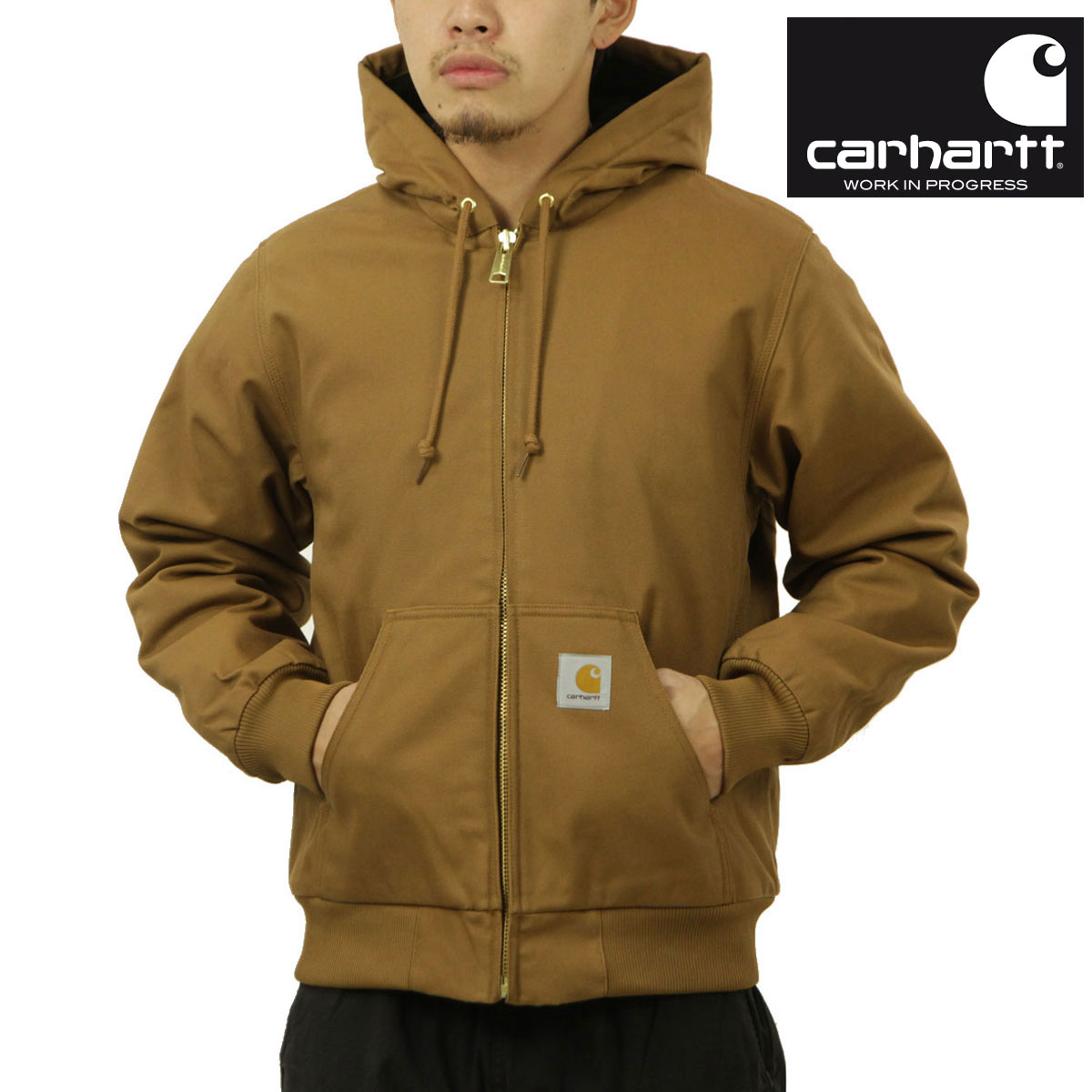 �����ϡ��� ��� �����ƥ��֥��㥱�å� ������ CARHARTT WIP ������㥱�å� �������� ACTIVE JACKET HAMILTON BROWN I023083 8901