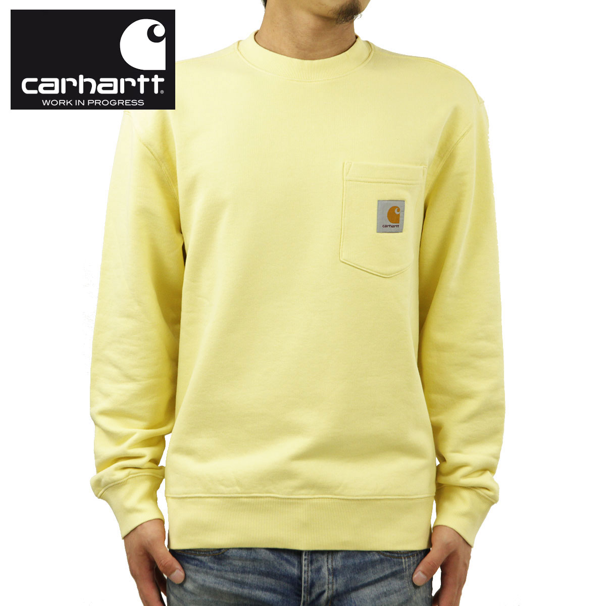 �����ϡ��� �ȥ졼�ʡ� ��� ��������Ź CARHARTT WIP ̵�� �������å� ���ݥ���ȥ��� POCKET SWEATSHIRT FRESCO I027681 09F AB0B B1C C1D D5E E12F