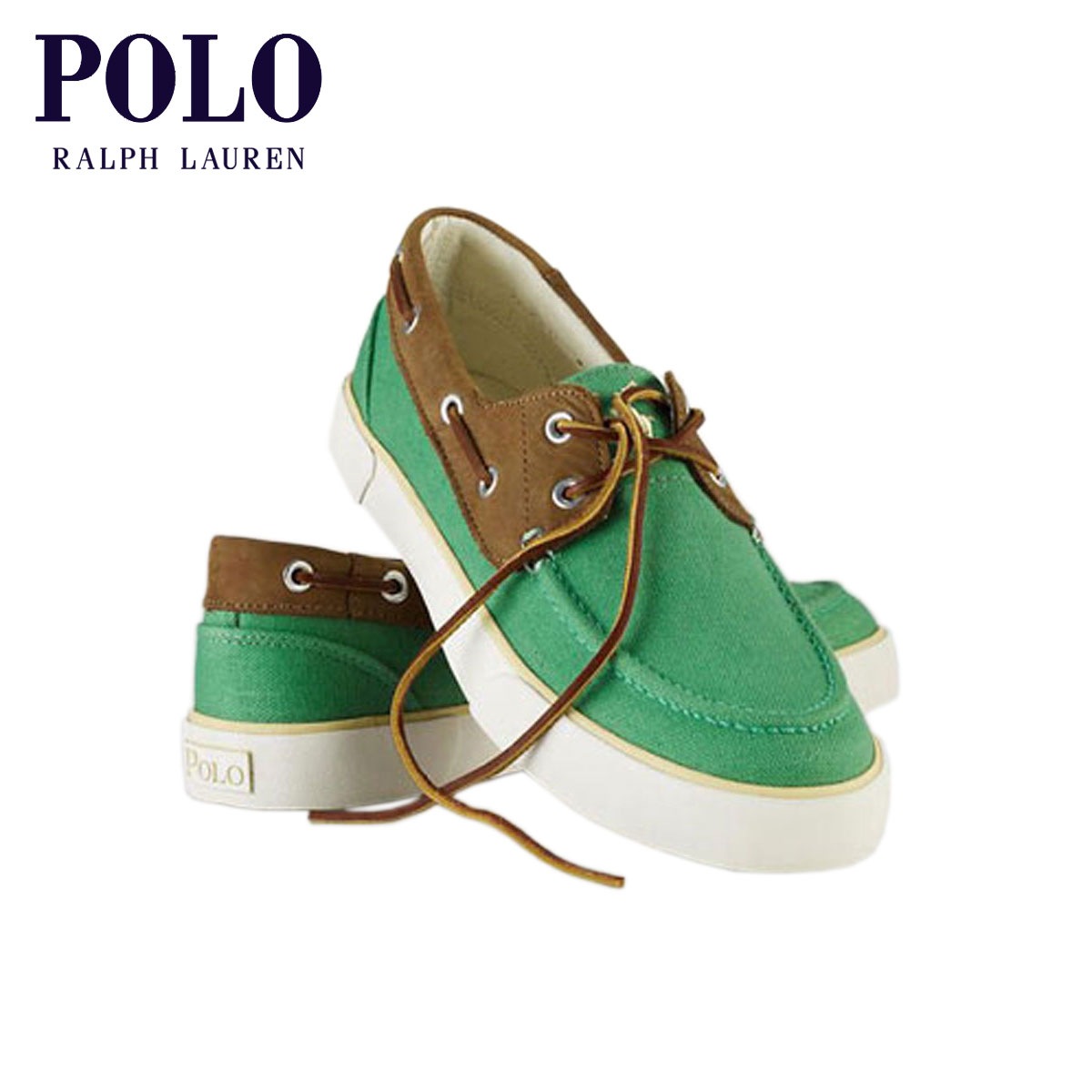 �ݥ� ���ե������ POLO RALPH LAUREN ������ ��� �����ѥ��ǥå����塼�� Rylander Canvas Boat Shoe GREEN A05B B1C C4D D6E E08F