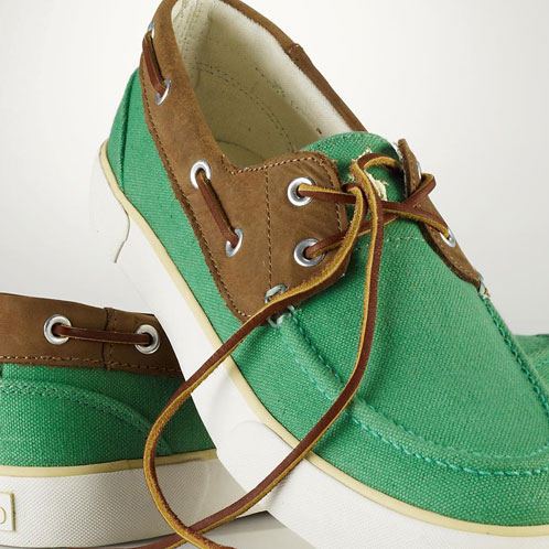�ݥ� ���ե������ POLO RALPH LAUREN ������ ��� �����ѥ��ǥå����塼�� Rylander Canvas Boat Shoe GREEN A05B B1C C4D D6E E08F