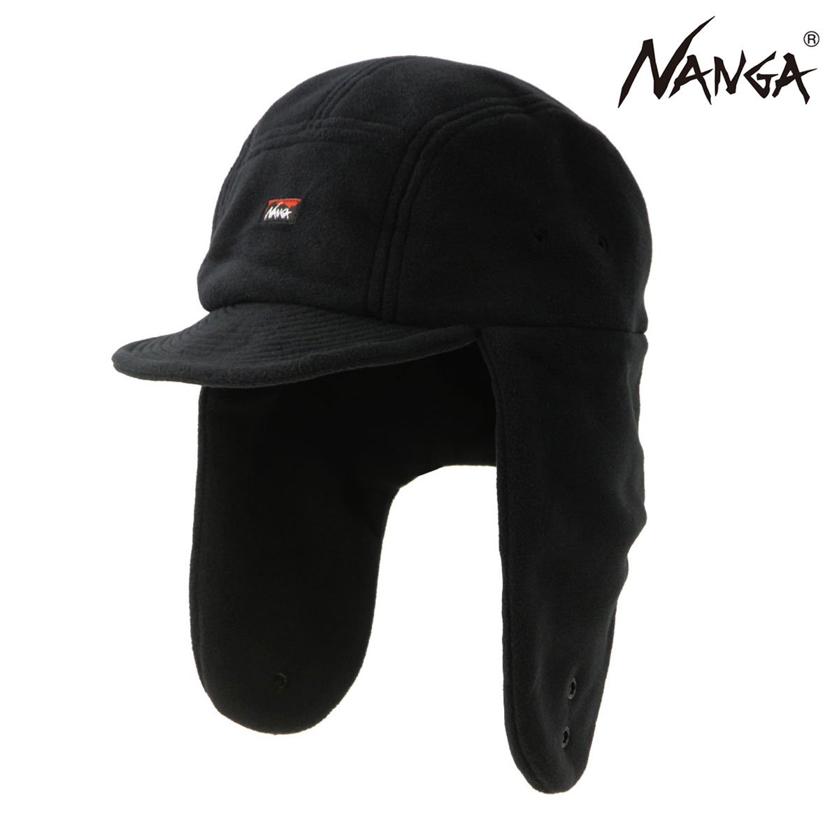 �ʥ� ��� ��ǥ����� ˹�� ��������Ź NANGA �ݡ���ƥå� �ե�åץ���å� POLARTEC EAR FLAP CAP NA2343-3B509 BLK BLACK