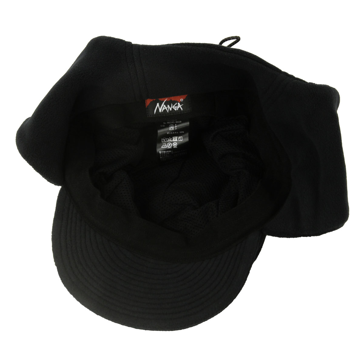 �ʥ� ��� ��ǥ����� ˹�� ��������Ź NANGA �ݡ���ƥå� �ե�åץ���å� POLARTEC EAR FLAP CAP NA2343-3B509 BLK BLACK