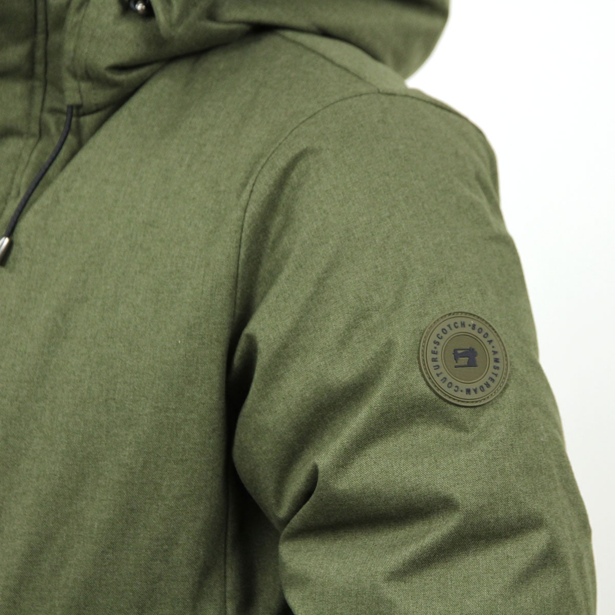 �����å�����ɥ����� �����󥸥㥱�å� ��� ��������Ź SCOTCH��SODA �����������㥱�å� SHORT HOODED JACKET ARMY MELANGE 154392 81846 47 A39B B1C C1D D4E E08F